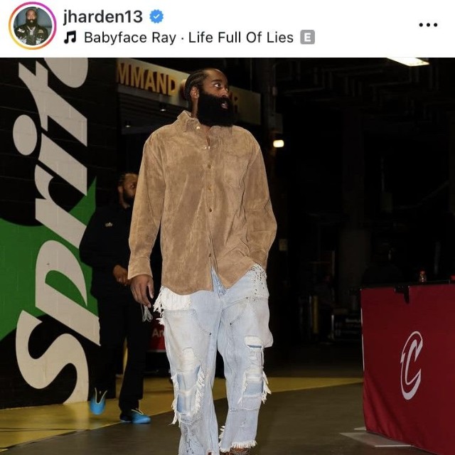 ジェームズ・ハーデンのインスタグラム＠jharden13より