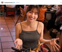 MBSの山崎香佳アナウンサー「姪に癒された沖縄　家族3世代旅行でした」（本人の公式インスタグラムから）