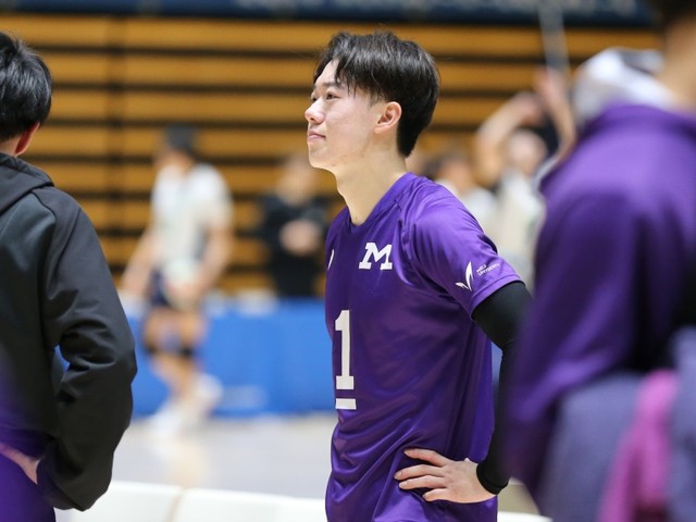 バレー - 明治大学・近藤蘭丸 遠かった「あと2点」 自分に負けた悔しさ