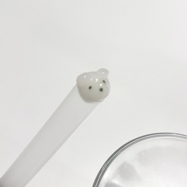 ストローでちゅーっと吸われちゃう白くまタピ（提供：REMMEさん）