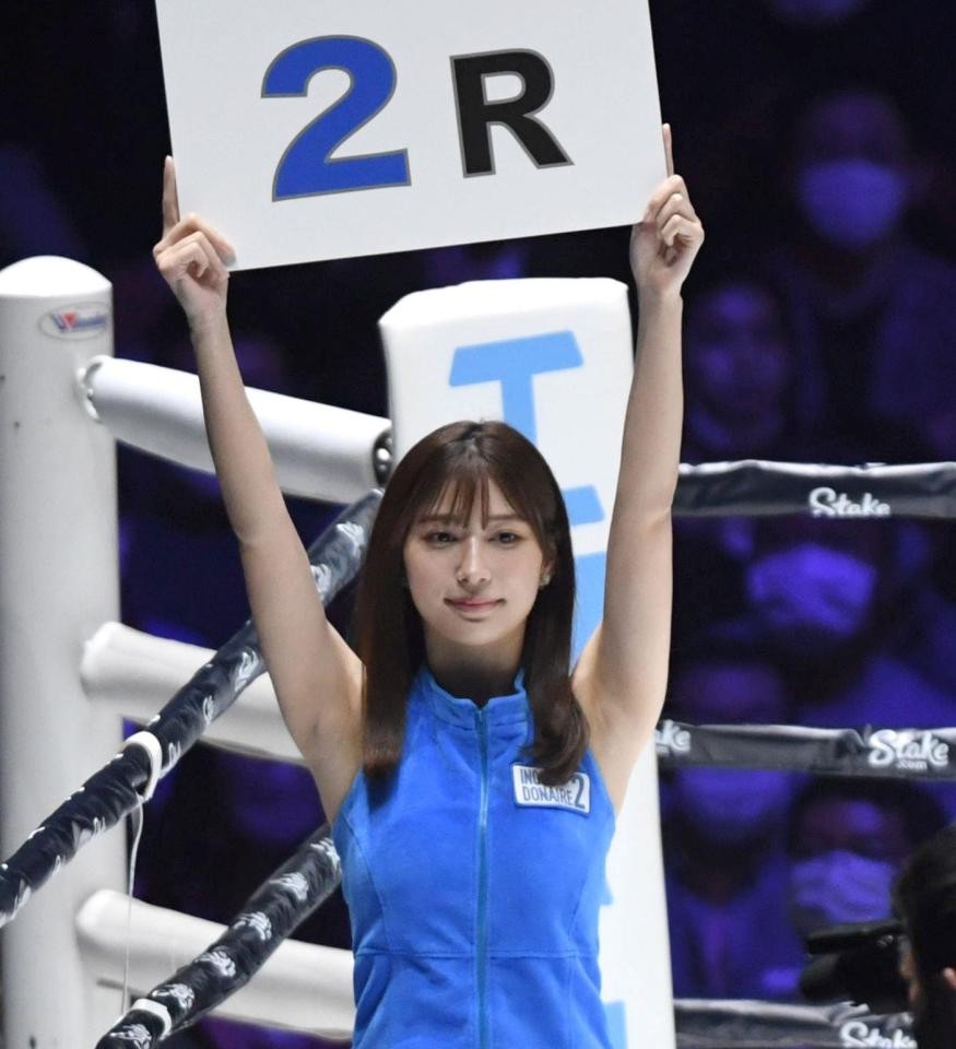 井上戦のリングガール 雪平莉左が大反響に驚き「なんと4万人以上も