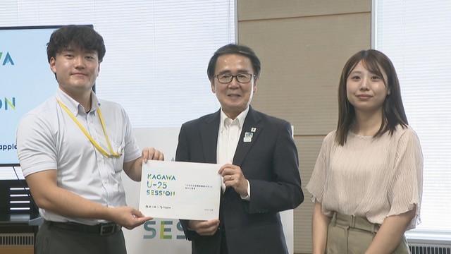 恋愛につながる機会を増やすよう知事に提言した若者