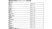 スケジュール