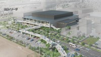 岡山市が検討の新アリーナ　完成イメージ
