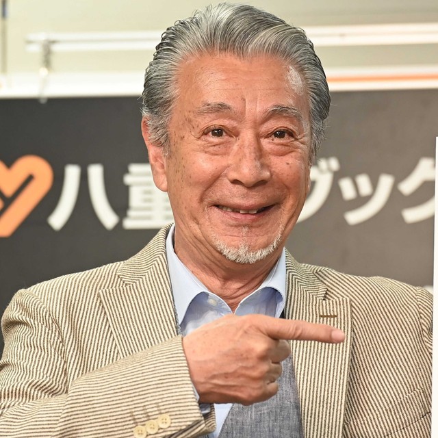 高田純次さん　高田純次イベントで新著の取材会（東京・八重洲ブックセンター）
