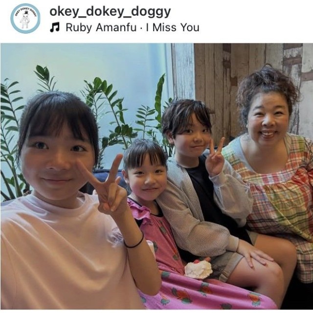 中島唱子インスタグラム＠okey_dokey_doggyより