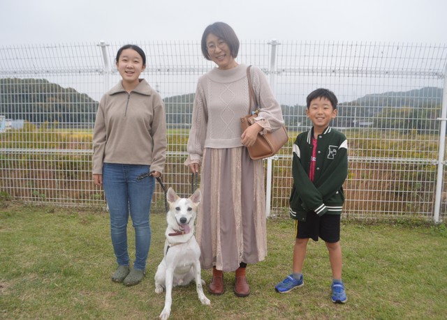 息吹くんとのお散歩で生活にメリハリが生まれたというご家族
