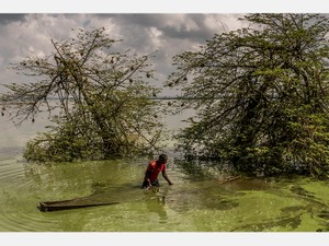 隠していたボートを引き揚げて……アフリカの湖を荒らす密漁者、カメラがとらえた