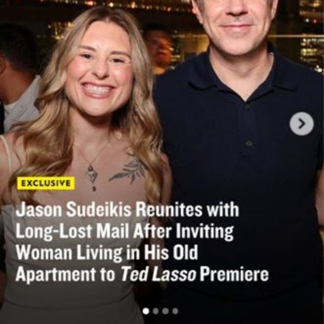ジェイソン・サダイキスに会うことができたテイラー・パームビーさん＝People誌のインスタグラム＠peopleより
