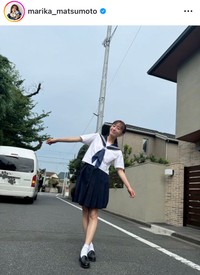 松本まりかインスタグラム（＠marika_matsumoto）より