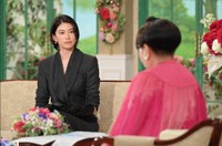 「徹子の部屋」    黒柳徹子(右)、森星＝テレビ朝日提供