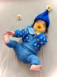 ピクミンのコスプレがかわいらしい息子さん（画像提供：のっさん R6 9:3さん）