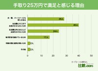 手取り25万円で満足と感じる理由（提供画像）