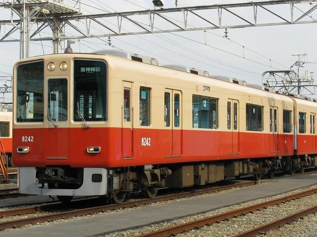 阪神8000系は昭和から平成にかけて「赤胴車」塗装に身をまとまっていた（阪神のプレスリリースから）