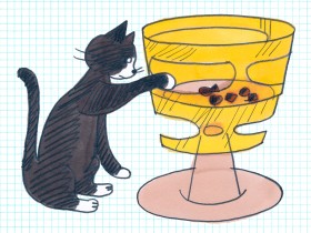 ネコは右利き？ 左利き？　73％がおやつを取る時に利き手があった