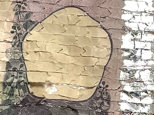 透かし部分も残り1ピースとなった場面。完成まであと一歩の状態／i l 1 0 5さん（@asdfg32296822）提供