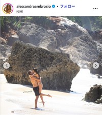 アレッサンドラ・アンブロジオのインスタグラム@alessandraambrosioより