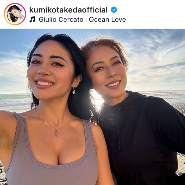 武田久美子インスタグラム(@kumikotakedaofficial)より