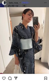 加藤ローサのインスタグラム＠kato_rosa_より
