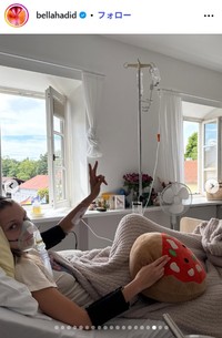 ベラ・ハディッドのインスタグラム@bellahadidより