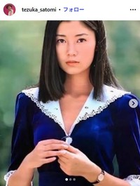 手塚理美のインスタグラム@tezuka_satomiより