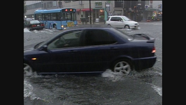 台風被害の様子　2004年