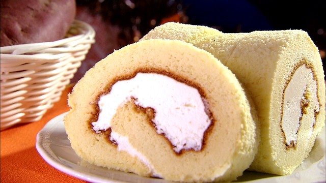 特産の金時いもを丁寧に裏ごし使用　優しい甘さの「アイスロールケーキ」香川・坂出市