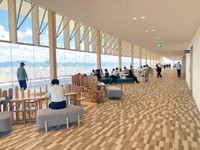 岐阜県庁舎20階展望ロビー（岐阜県リリースから）