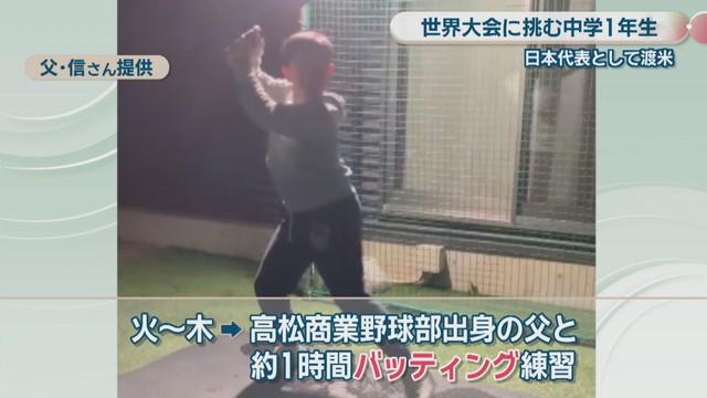 父・信さん提供