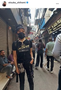 志穂美悦子インスタグラム（＠etsuko_shihomi）より