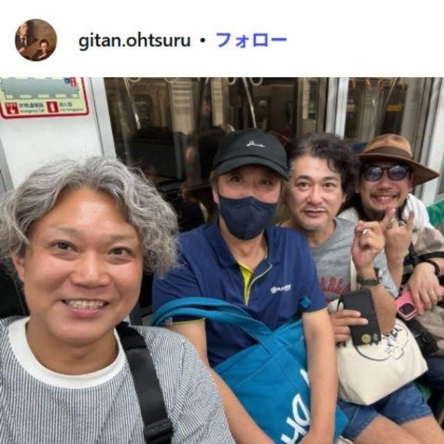 大鶴義丹のインスタグラム@gitan.ohtsuruより