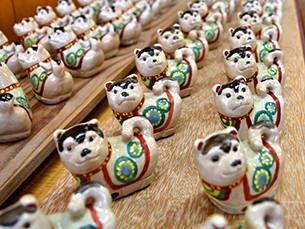 来年は戌年、７０作目ができたワン！ 「犬」の香合はいかが？