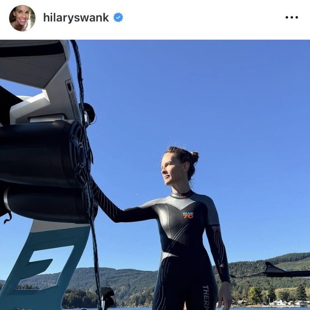 ヒラリー・スワンクのインスタグラム＠hilaryswankより