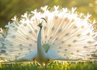 白孔雀※画像はAIが作成したイメージです（Rachel Yee Laam Lai/stock.adobe.com）