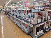 北海道のホームセンターではすでにストーブが扱われていました。 ※さっとさん提供