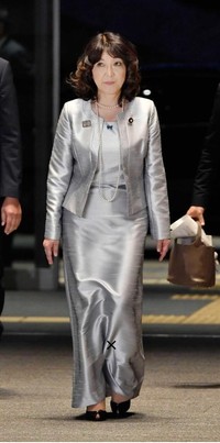 第４次安倍内閣で認証式に出席した片山五月地方創生相＝2018年10月２日