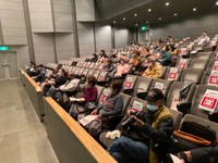 会場風景…コロナ対策を講じながら