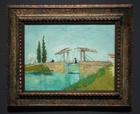 フィンセント・ファン・ゴッホ「跳ね橋」＝あべのハルカス美術館