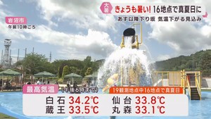 二十四節気の大暑　宮城県で厳しい暑さが続く　各地で真夏日に
