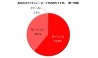 マイナンバーカードの所持率（提供画像）