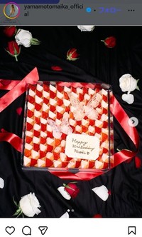 山本舞香のインスタグラム＠yamamotomaika_officialより