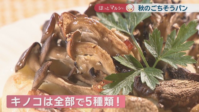 5種きのこのフォカッチャ　475円