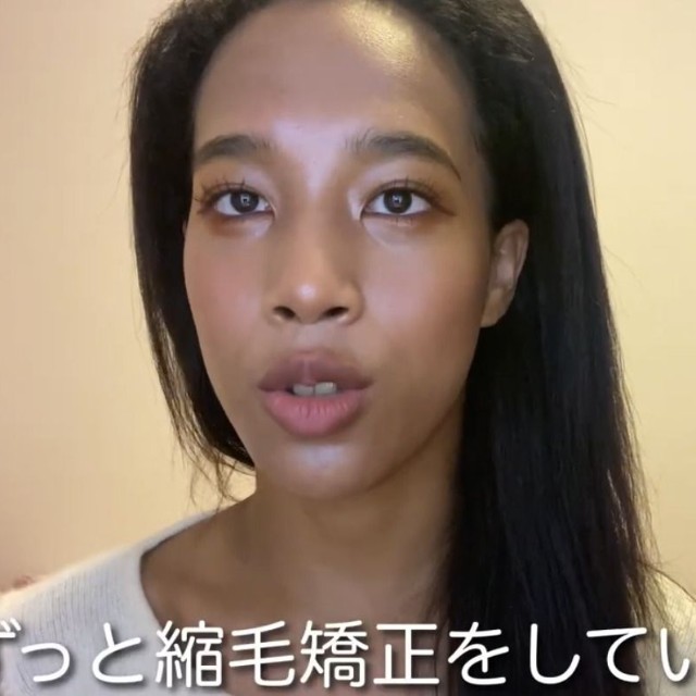 4カ月に一度のペースで6年間、縮毛矯正をかけていたそう／投稿主さん提供