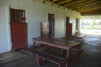 ニウエの刑務所。国唯一のスーパーマーケットの裏手にある。たいてい無人だといい、このときも誰もいなかった