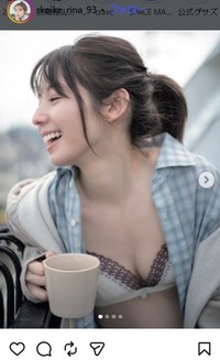 小池里奈のインスタグラム＠koike_rina_93より