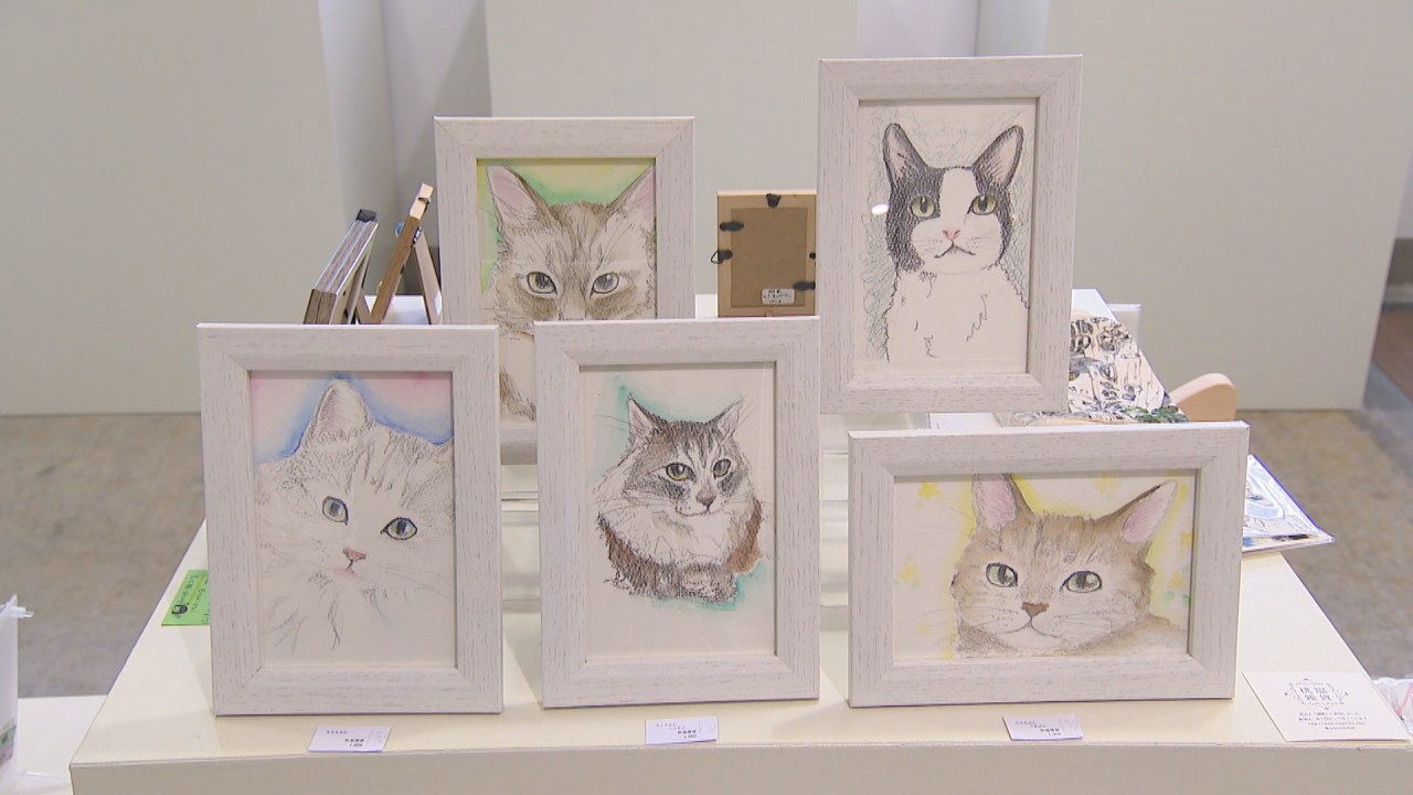 千海博美　原画　猫 千海博美 原画 猫