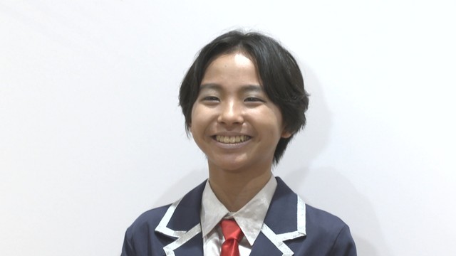 ハロルド役／中学3年 藤井愛永さん