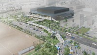 岡山市の新アリーナ　イメージ