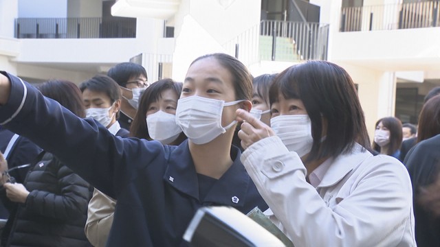 香川で公立高校一般入試の合格発表　中学生活をコロナ禍で過ごした受験生「学校行事もエンジョイしたい」