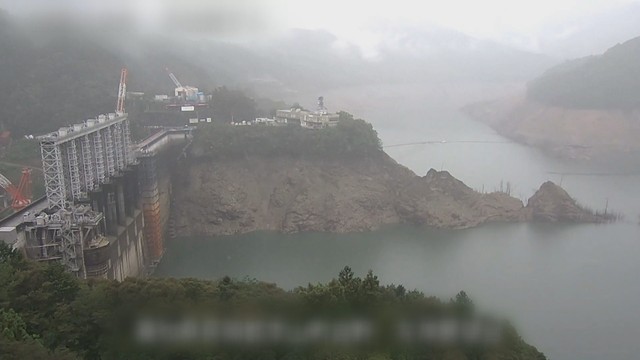 高知･早明浦ダム 午前10時ごろ 提供:水資源機構
